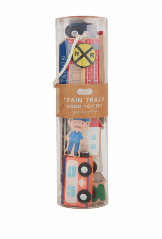 Train Wood Toy 10 Piece Set