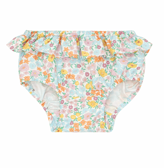 Girl's Baby Hawaiian Floral Diaper Cover