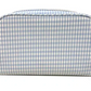 Stowaway Toiletry Bag, Gingham Mist