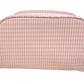 Stowaway Toiletry Bag, Gingham Taffy