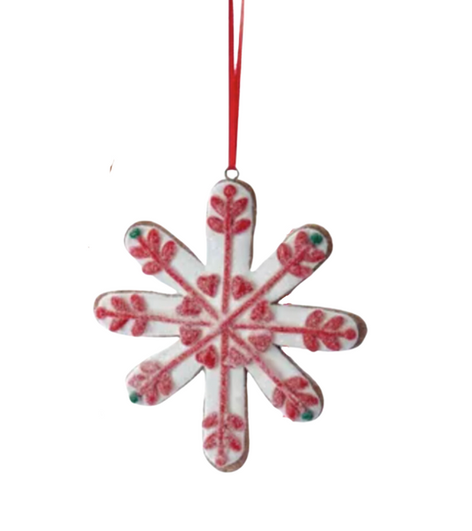 Ornament, Claydough Christmas Ornaments Primary Snowflake