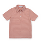 Will Short Sleeve Orange Stripe Performance Polo