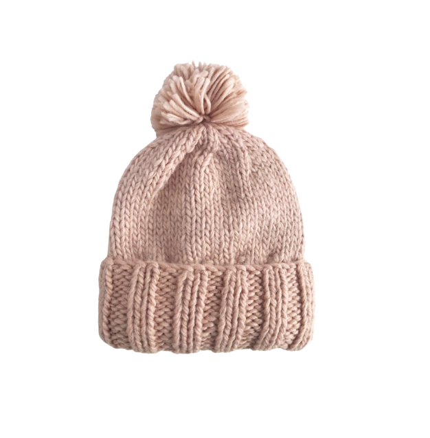 Classic Pom Hat, Blush