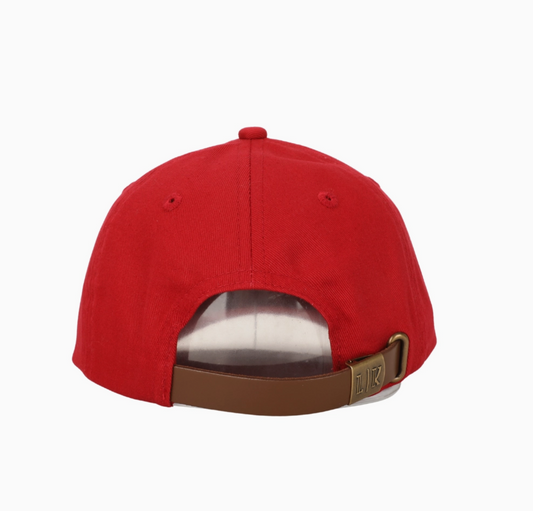 Kids Baseball Hat, Red Football