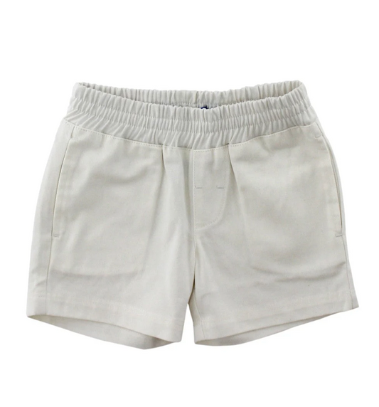 Seaside Pull On Short, Khaki Twill