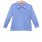 Long Sleeve Jackson Polo, Malibu Blue