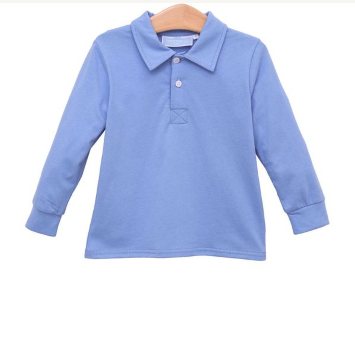 Long Sleeve Jackson Polo, Malibu Blue