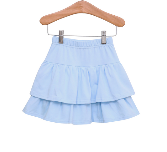 Girl's Rosemary Skort, Light Blue