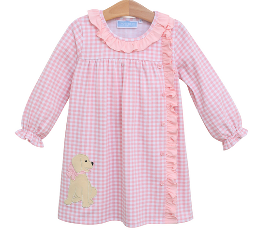 Pink Puppy Long Sleeve Dress