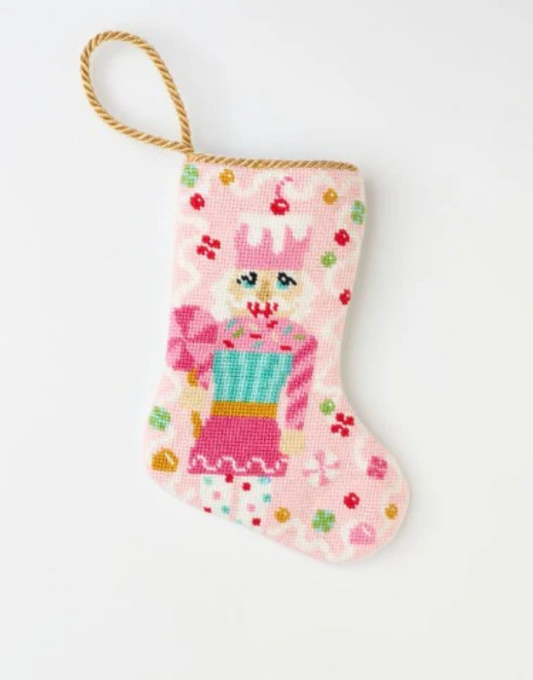 Sugar Sweet Nutcracker in Pink Stocking