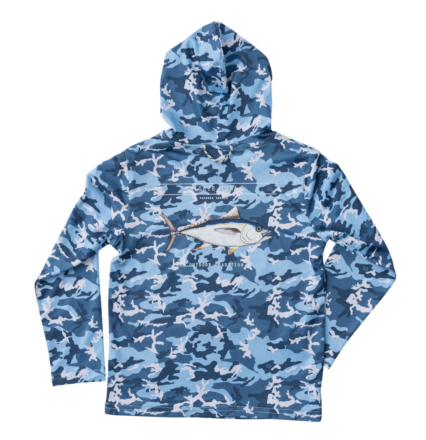 Pro Performance Hoodie, Blue Camo