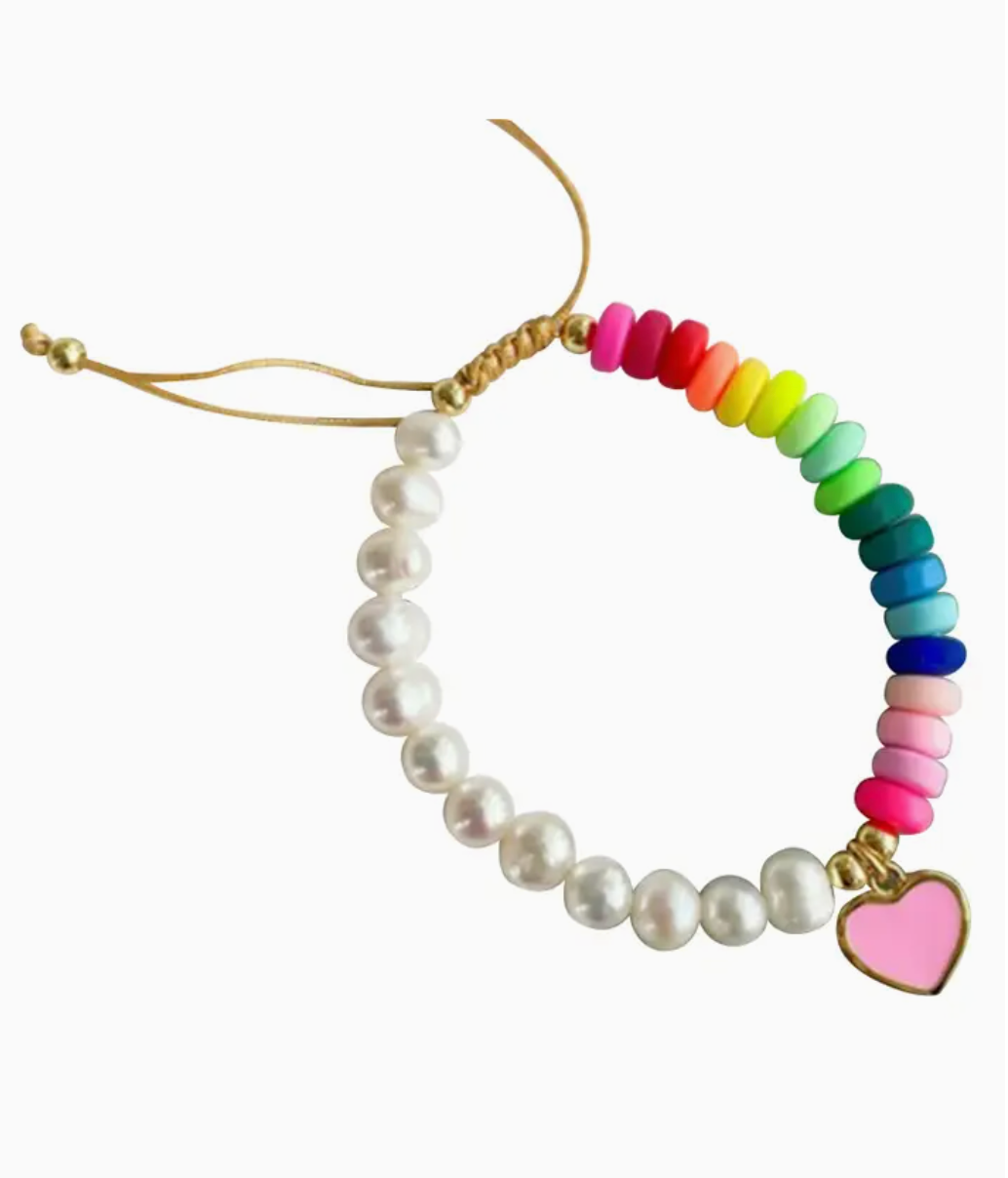 Pearl Heart Bracelet