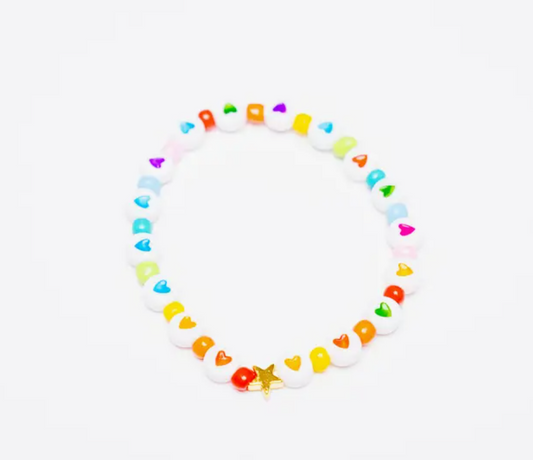 Rainbow Hearts Bracelet