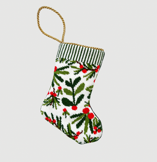 Heirloomed Berries and Boughs Stocking- verified