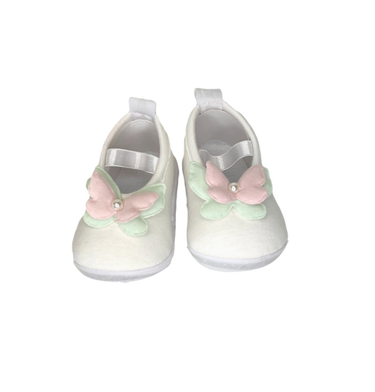 Baby Booties with Butterfly