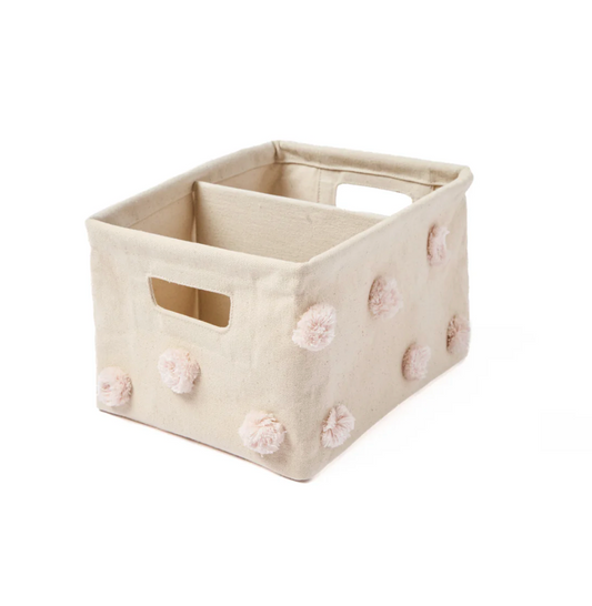 Pom Pom Hideaway Caddy Organizer, Natural