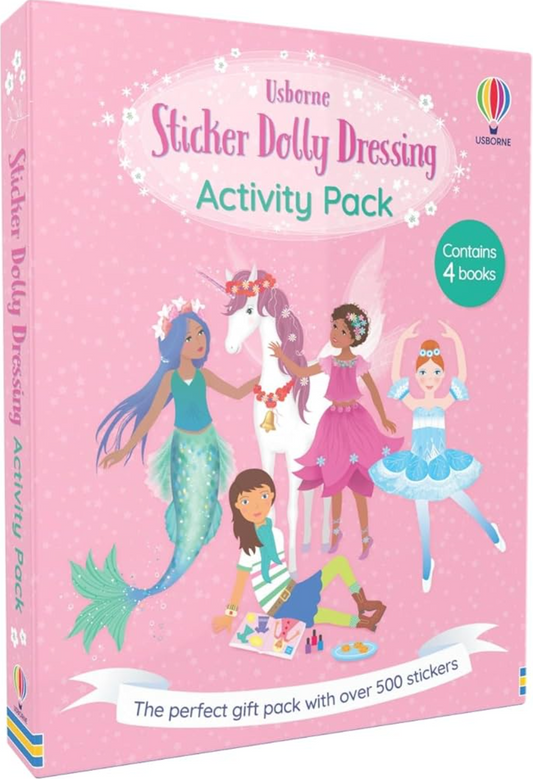 Sticker Dolly Dressing Activity Pack: Ballerinas, Best Friends, Mermaids and Unicorns