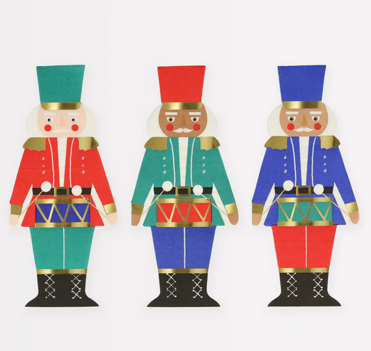 Nutcracker Napkins, Set of 16