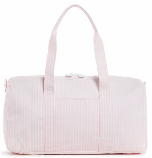 Weekender Duffel Bag, Pink Pimlico Stripe