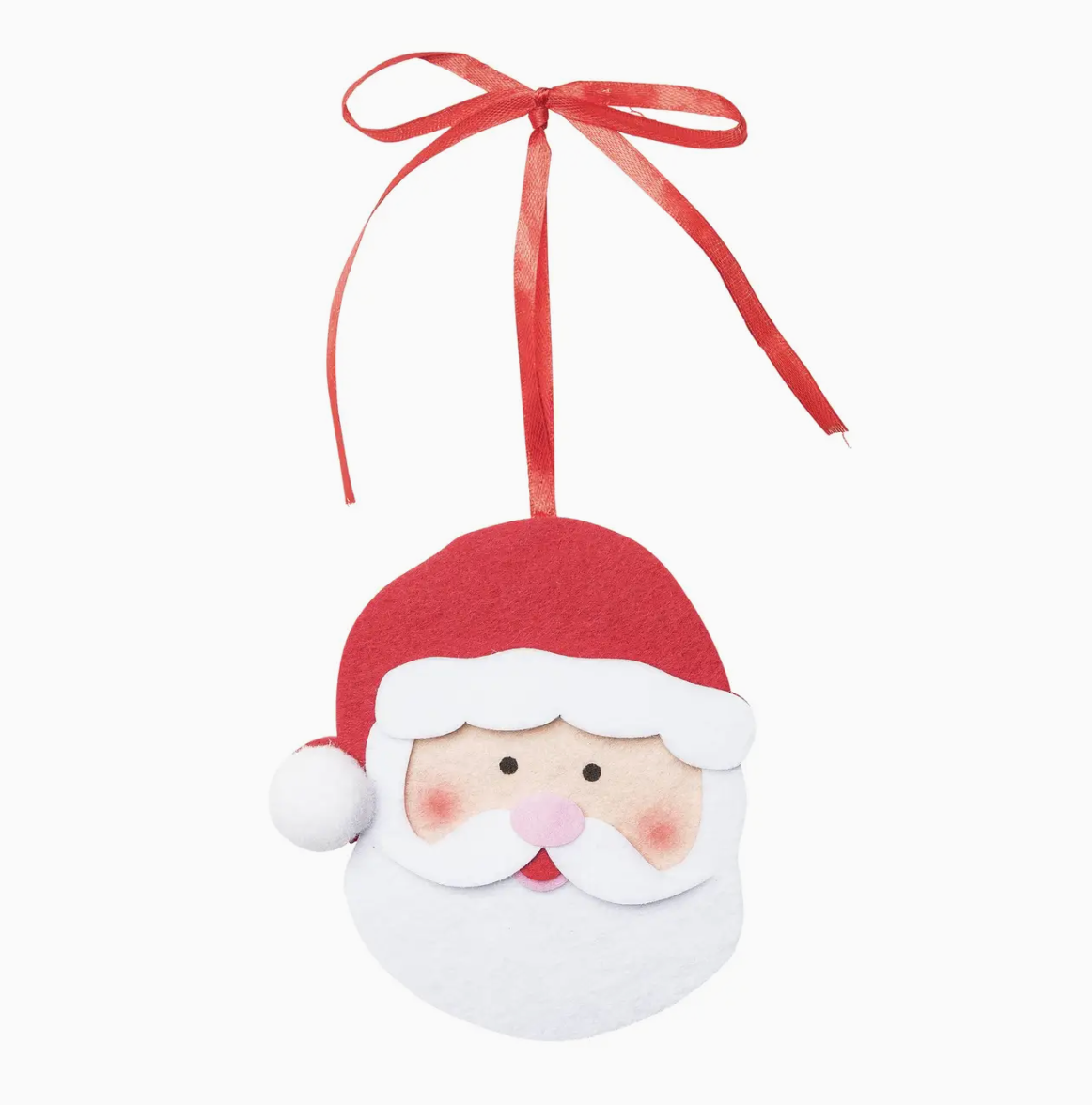 Christmas Santa Felt Gift Card Ornament