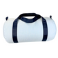 Seersucker Duffle Bag, Light Blue & Navy