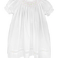 White Bishop Smocked Daygown Dress
