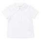 Girls Madison White Collared Short Sleeve Shirt