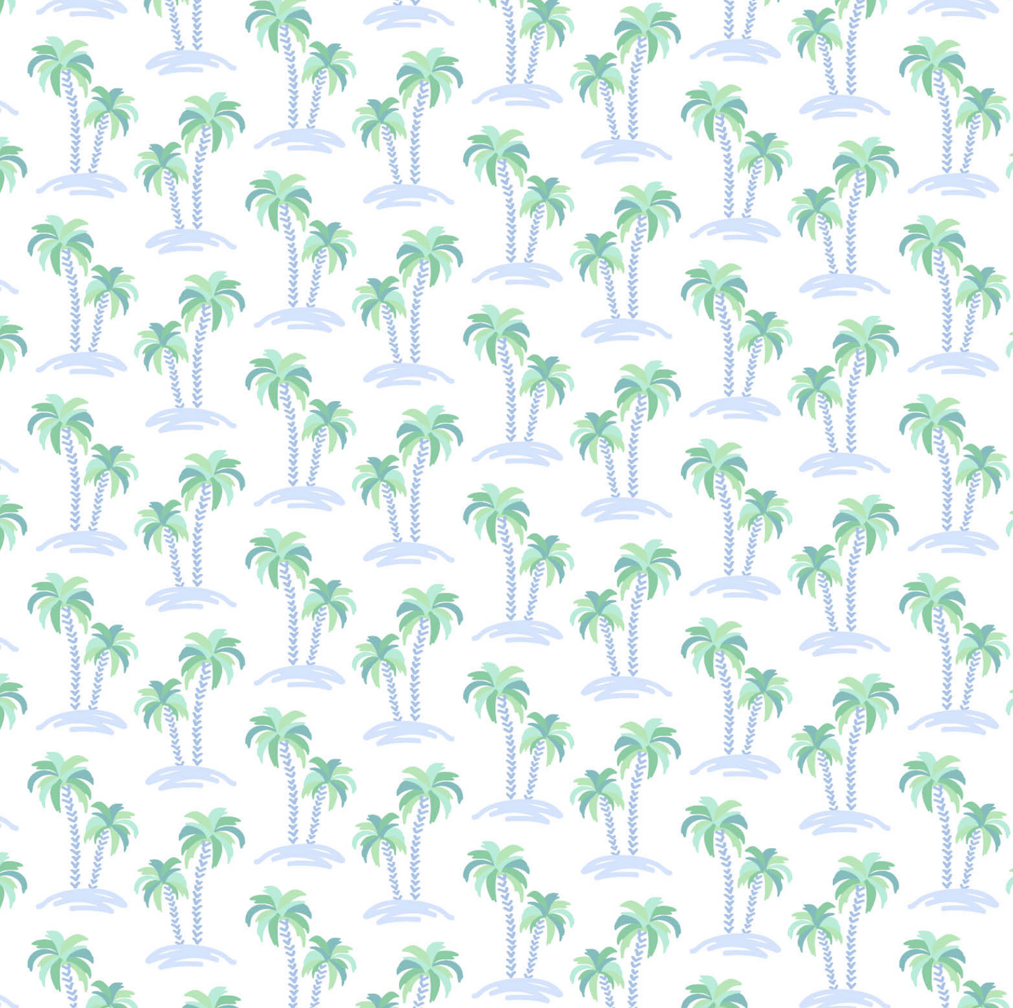 Hudson Short Set, Palm Tree Isle Blue