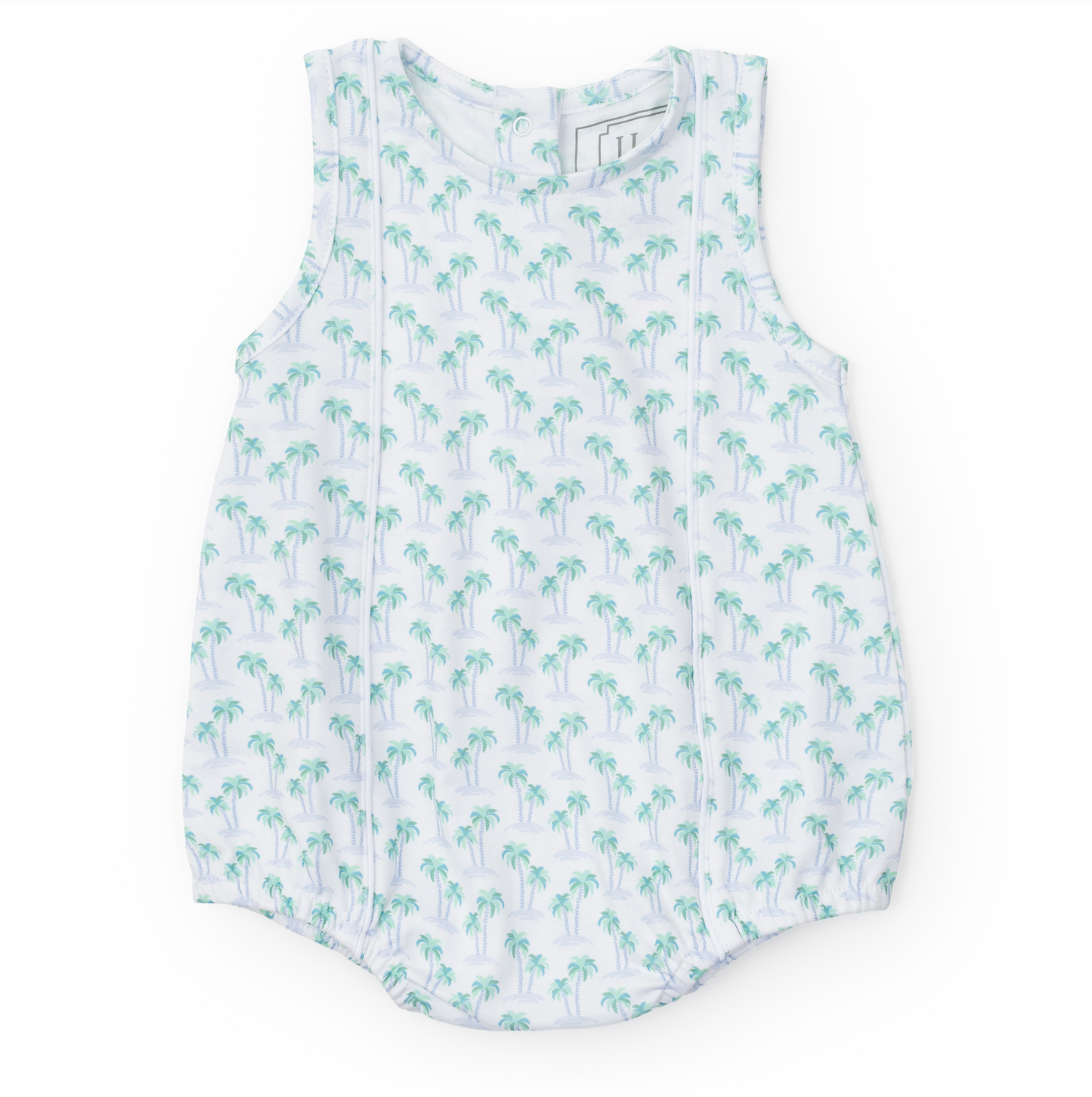 Reid Sleeveless Bubble, Palm Tree Isle Blue