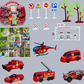 15 Piece Fire Vehicles Carry Case