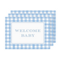 Milestone Card Set, Cavalier Garden Gingham Blue