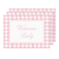 Milestone Card Set, Cavalier Garden Gingham Pink