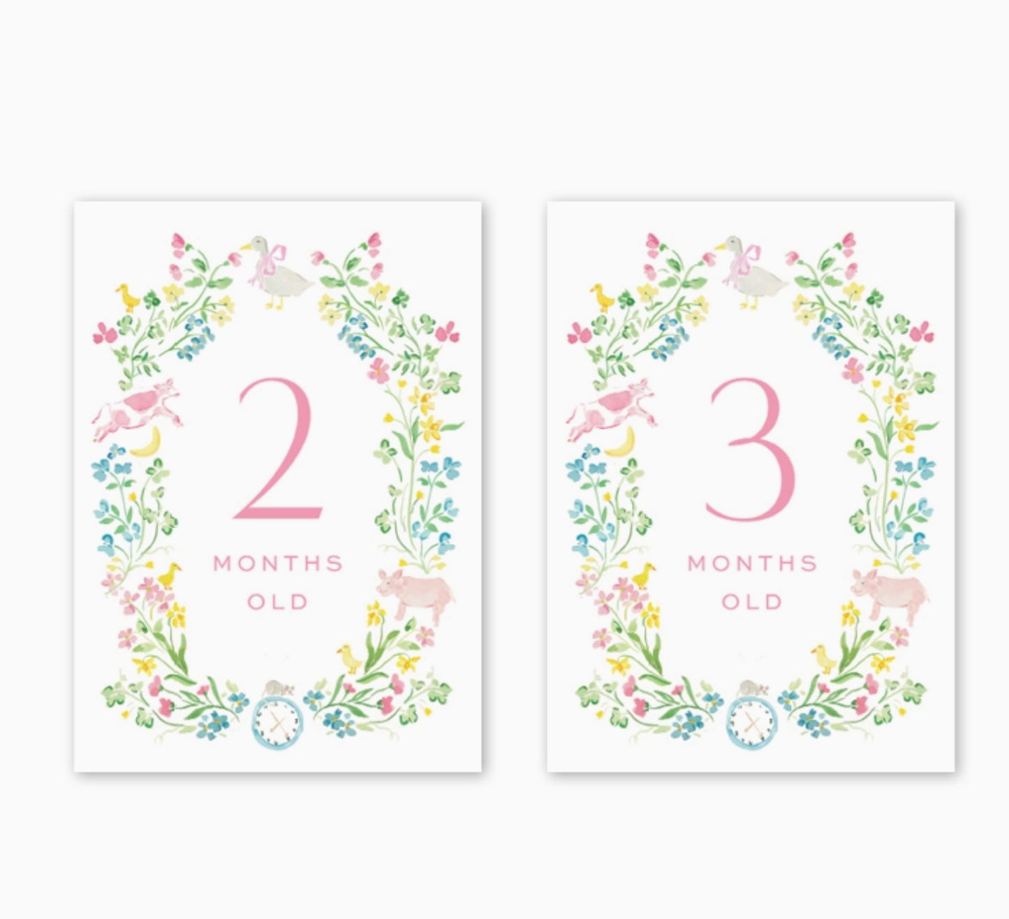 Milestone Card Set, Mother Goose