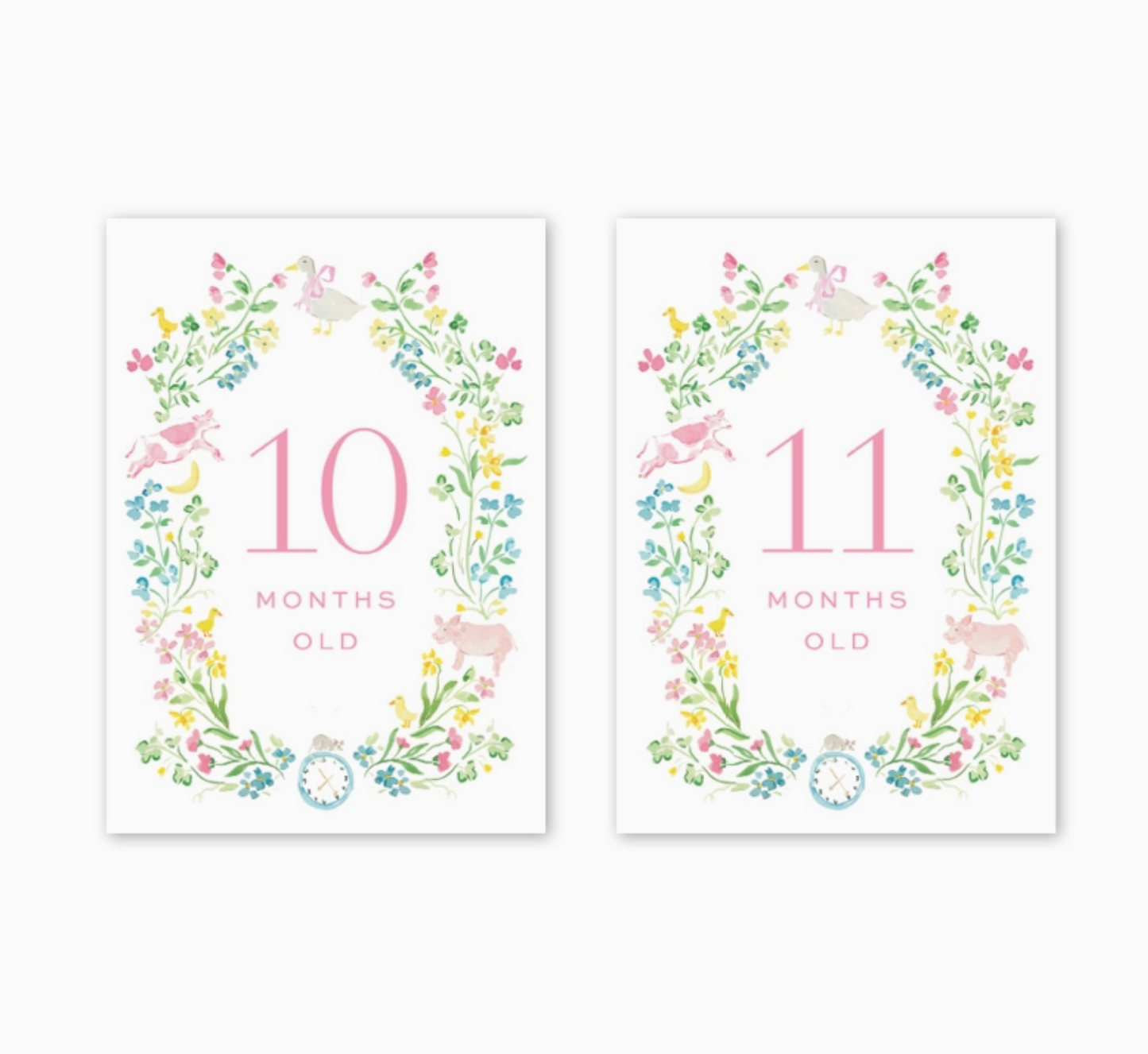 Milestone Card Set, Mother Goose