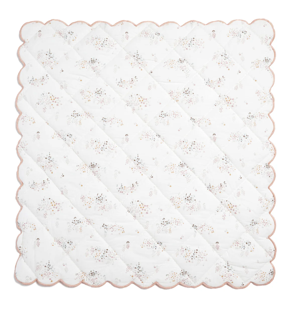 Quilted Blanket, Flower Patch