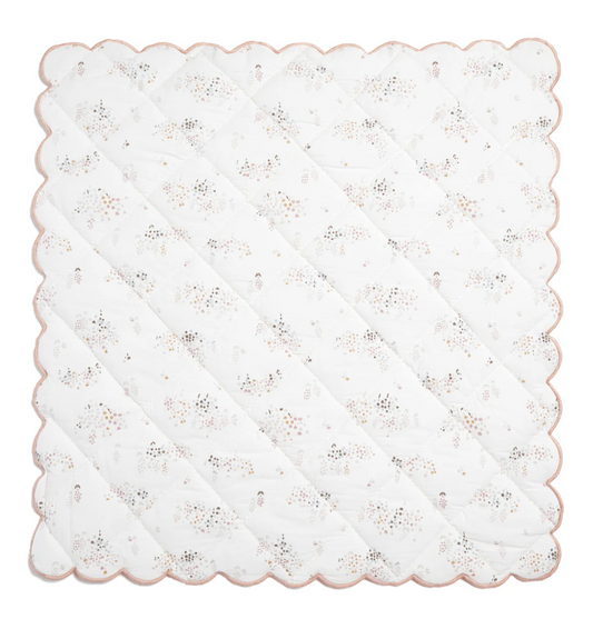 Quilted Blanket, Flower Patch