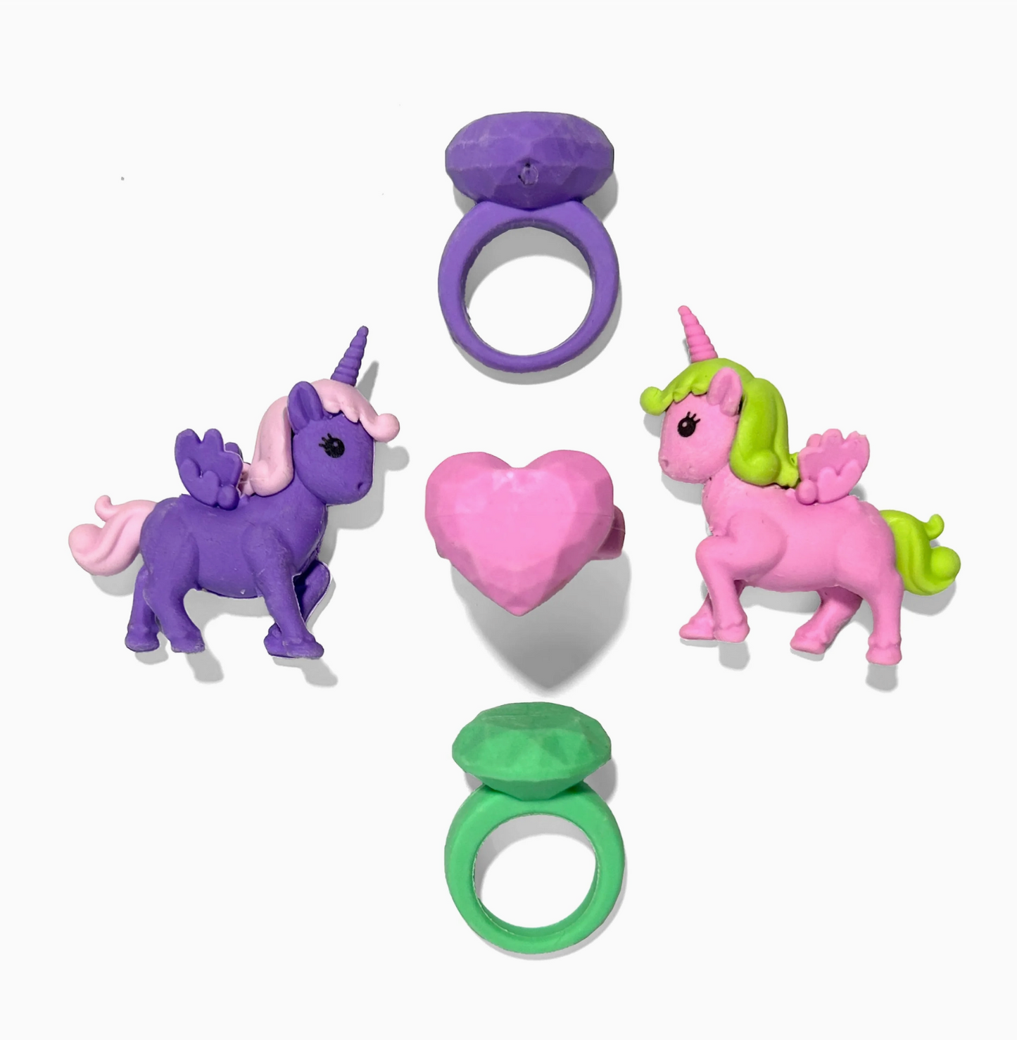 Unicorn Wishes Scented Erasers, Set of 5