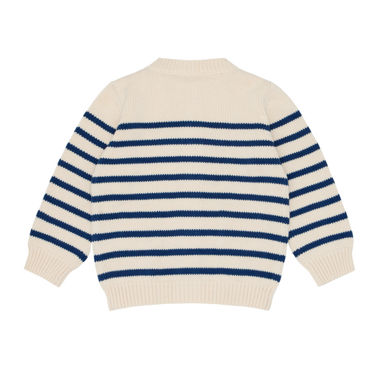 Unisex Breton Stripe Knit Sweater