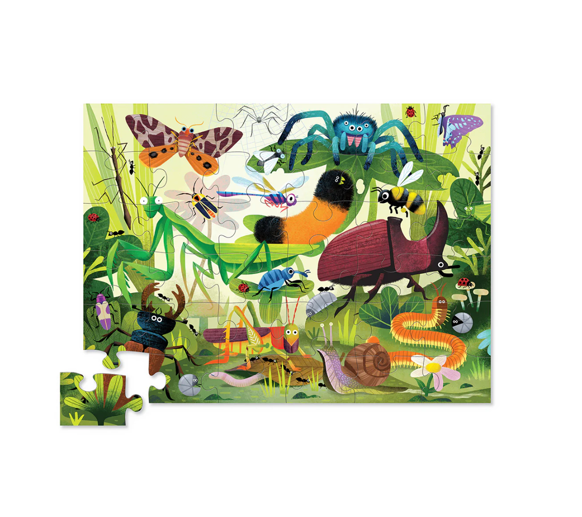 36 Piece Puzzle, Backyard Bugs