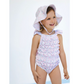 Pink Ditsy Floral Lycra Sunny Hat