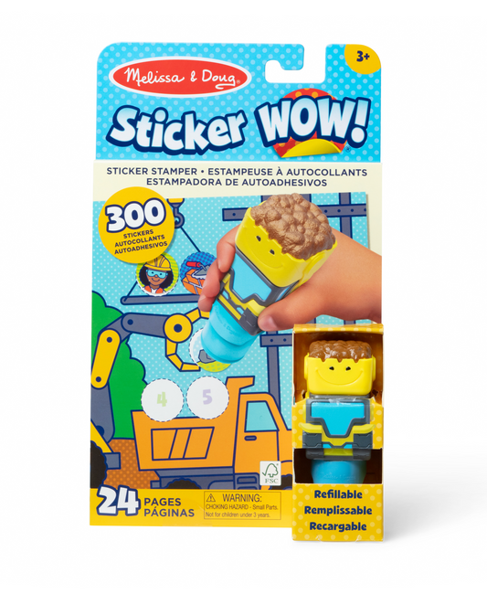 Sticker WOW! Activity Pad & Sticker Stamper, Bulldozer