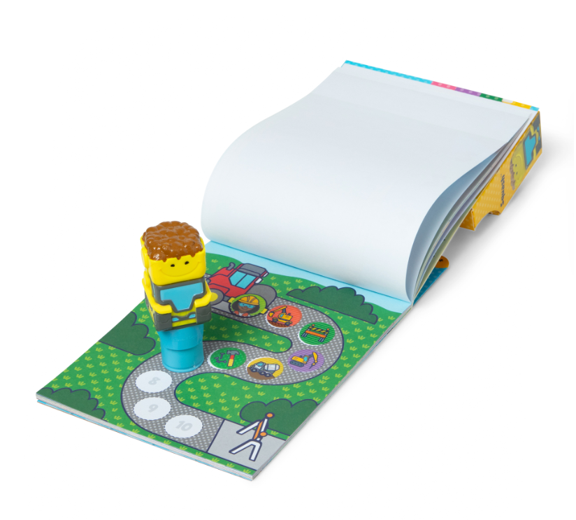 Sticker WOW! Activity Pad & Sticker Stamper, Bulldozer