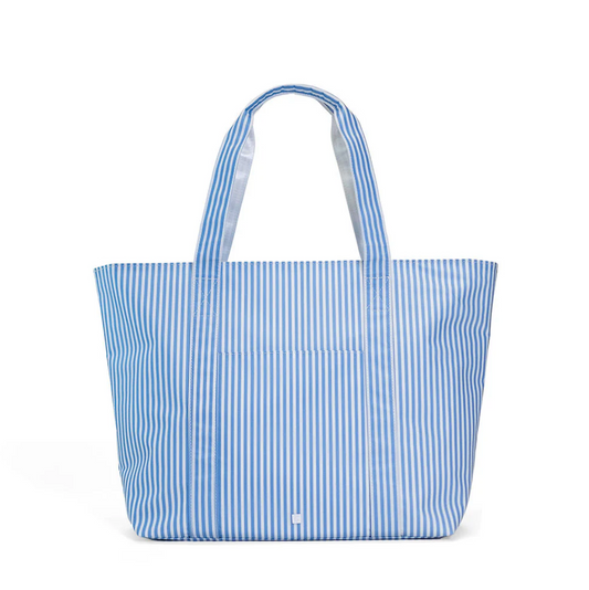 Jumbo Tote, Chambray Pimlico Stripe