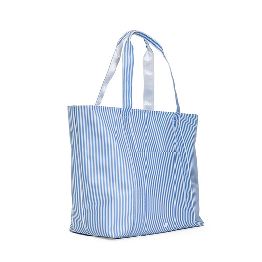 Jumbo Tote, Chambray Pimlico Stripe