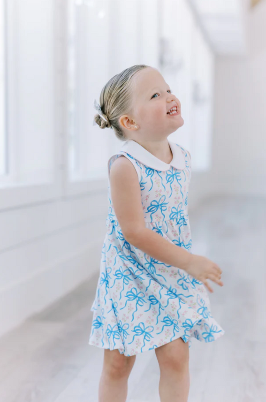 Blossom Bow Twirl Dress