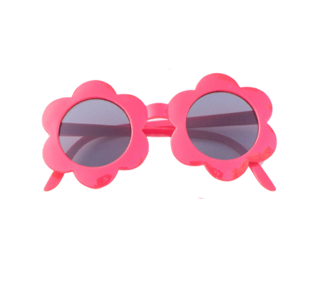 Kiddo Sunglasses: Red Flower
