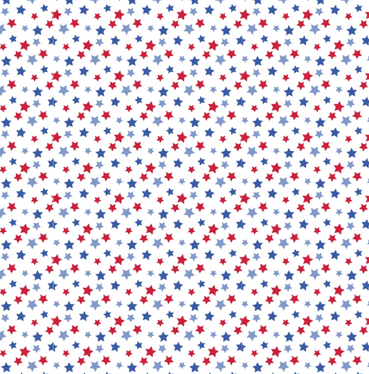 Emery Girl's Short Set Star Spangled