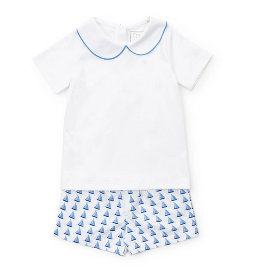 Field Short Sleeve Short Set Sailing Away