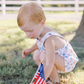Patriotic Boy Sun Bubble