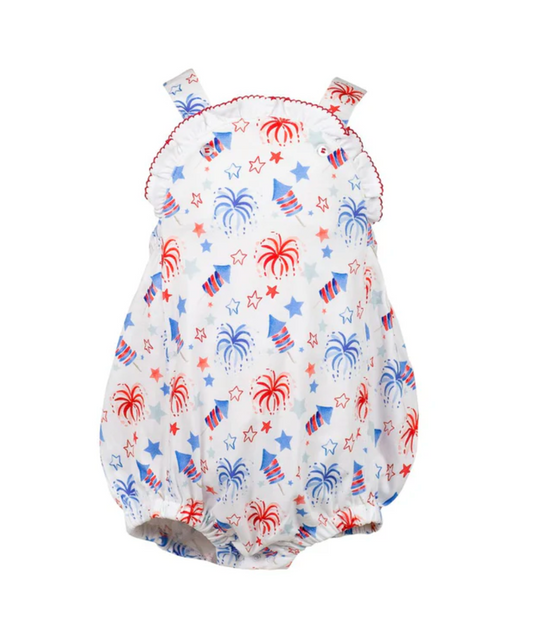 Patriotic Girl Sun Bubble